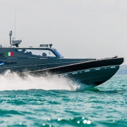 Ullman Daytona Suspension Seat on High Speed Patrol Boat SPIBO - 1